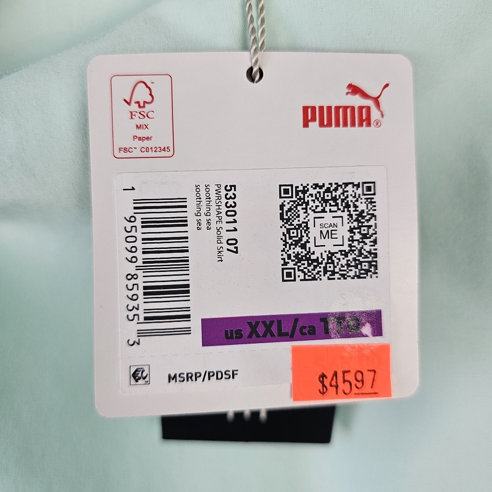 PUMA Golf Pwrshape Solid Skirt Skort NWT - Picture 5 of 15